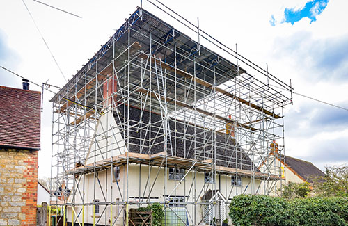 Temporary Roof Scaffolding